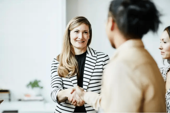 shaking hands