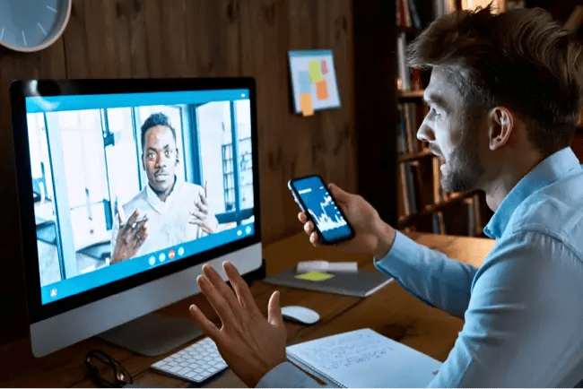 Meeting over computer